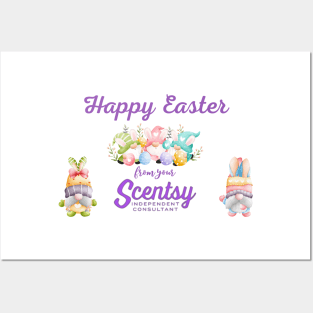 happy easter scentsy greetings Posters and Art